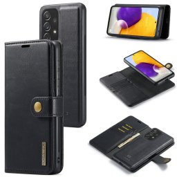 DG.MING Wallet tok 2 az 1-ben Samsung Galaxy A73 5G fekete