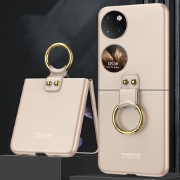 GKK HOOK Műanyag borítás tartóval Huawei P50 Pocket gold