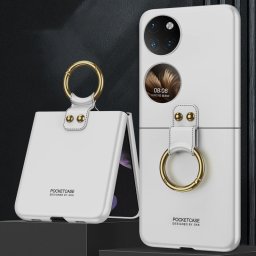 GKK HOOK Műanyag huzat tartóval Huawei P50 Pocket ezüst