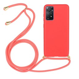 ROPE Huzat vezetékkel Xiaomi Redmi Note 11 Pro / 11 Pro 5G piros