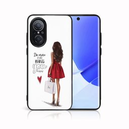 PROTEMIO MY ART Védőtok Huawei nova 9 SE WOMAN - RED DRESS (137)