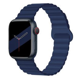 REVERSE szilikon szíj Apple Watch 9 / 8 / 7 (45mm) / 6 / SE / 5 / 4 (44 mm) / 3 / 2 / 1 (42 mm) kék