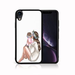 PROTEMIO MY ART Védőtok Apple iPhone XR BABY GIRL (111)