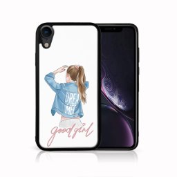 PROTEMIO MY ART Védőtok Apple iPhone XR GOOD GIRL (130)
