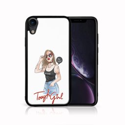 PROTEMIO MY ART Védőtok Apple iPhone XR TOUGH GIRL (131)