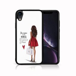 PROTEMIO MY ART Védőtok Apple iPhone XR RED DRESS (137) készülékhez