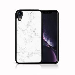 PROTEMIO MY ART Védőtok Apple iPhone XR WHITE MARBLE (144) készülékhez