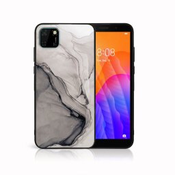 PROTEMIO MY ART Védőtok Huawei Y5p készülékhez - BLACK TINTA (146)