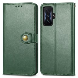 LEATHER BUCKLE tok Xiaomi Poco F4 GT zöld