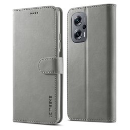 IMEEKE Wallet tok Xiaomi Poco X4 GT szürke