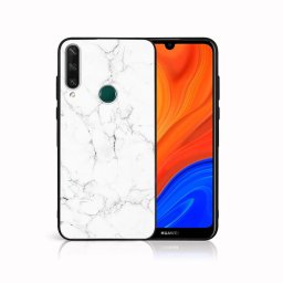 PROTEMIO MY ART Védőtok Huawei Y6p készülékhez - WHITE MARBLE (144)