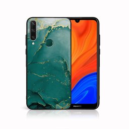 PROTEMIO MY ART Huawei Y6p védőtok - GREEN MARBLE (145)