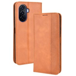 BUSINESS Huawei nova Y70 barna pénztárcahuzat