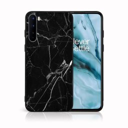 PROTEMIO MY ART Védőtok OnePlus Nord - BLACK MARBLE (142)
