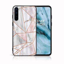 PROTEMIO MY ART Védőtok OnePlus Nord - PINK MARBLE (143)