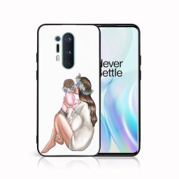 PROTEMIO MY ART Protective Case OnePlus 8 Pro -BABY GIRL (111)