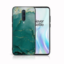 PROTEMIO MY ART védőtok OnePlus 8 -GREEN MARBLE (145)