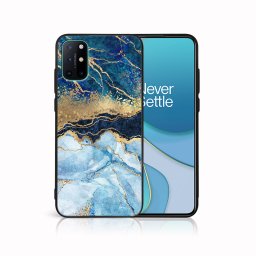 PROTEMIO MY ART Védőtok OnePlus 8T - BLUE MARBLE (141)