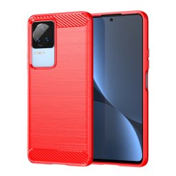 FLEXI TPU burkolat Xiaomi Poco F4 piros