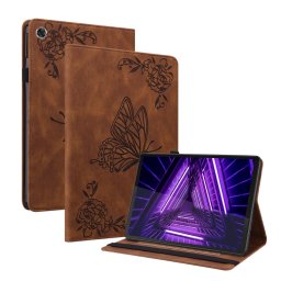 ART Összecsukható borító Lenovo Tab M10 Plus (TB-X606F / TB-X606L / ZA5T0081CZ / ZA5V0206CZ) BUTTERFLY barna