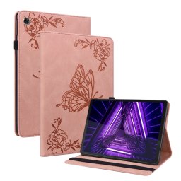 ART Összecsukható borító Lenovo Tab M10 Plus (TB-X606F / TB-X606L / ZA5T0081CZ / ZA5V0206CZ) BUTTERFLY rózsaszín