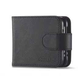 IMEEKE Wallet tok Samsung Galaxy Z Flip4 5G fekete