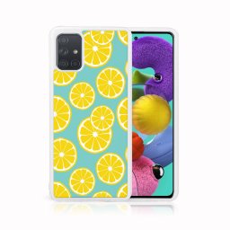 PROTEMIO MY ART Védőtok Samsung Galaxy A51-LEMON (121)