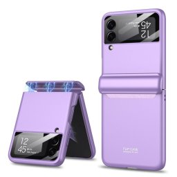 GKK MAGNETIC Műanyag tok Samsung Galaxy Z Flip4 5G világoslila