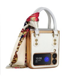 GKK BAG Védőburkolat Samsung Galaxy Z Flip 3 5G fehér