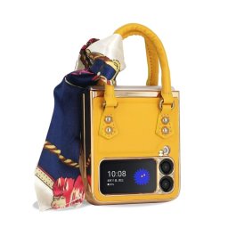 GKK HAND BAG Védőtok Samsung Galaxy Z Flip 3 5G sárga
