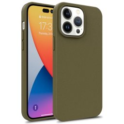 ECO RUBBER Védőburkolat Apple iPhone 14 Pro sötétzöld