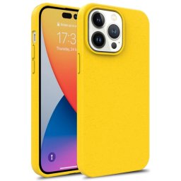 ECO RUBBER Védőtok Apple iPhone 14 Pro Max sárga