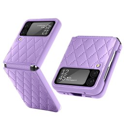 LATTICE Védőtok Samsung Galaxy Z Flip4 5G lila telefonhoz