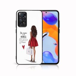PROTEMIO MY ART Védőtok Xiaomi Redmi Note 11 / Note 11S - RED DRESS (137)