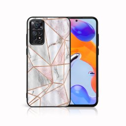 PROTEMIO MY ART Ochranný obal Xiaomi Redmi Note 11 / Note 11S -PINK MARBLE (143)