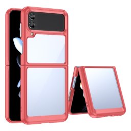 CRYSTAL Védőburkolat Samsung Galaxy Z Flip 3 5G piros