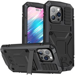 R-JUST Extra strapabíró borító Apple iPhone 14 Pro Max fekete