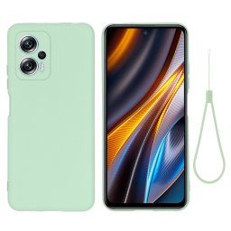RUBBER Xiaomi Poco X4 GT zöld védőburkolat