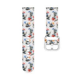 ART szilikon szíj Samsung Galaxy Watch 5 (40mm / 44mm) 5 Pro 45mm BLUE FLOWER