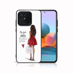 PROTEMIO MY ART Védőtok Xiaomi Redmi 10C - RED DRESS (137)