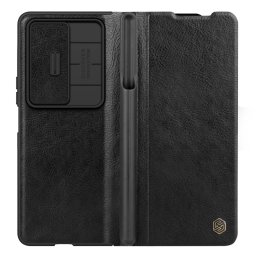NILLKIN LEATHER Samsung Galaxy Z Fold4 5G fekete