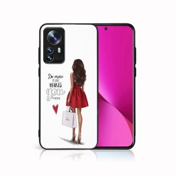 PROTEMIO MY ART Védőburkolat Xiaomi 12 Pro - RED DRESS (137)