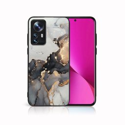PROTEMIO MY ART Védőburkolat Xiaomi 12 Pro telefonhoz - GREY MARBLE (140)