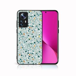 PROTEMIO MY ART Védőburkolat Xiaomi 12 Pro telefonhoz - BLUE TERRAZZO (164)