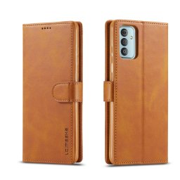 IMEEKE Wallet tok Samsung Galaxy A23 / A23 5G világosbarna