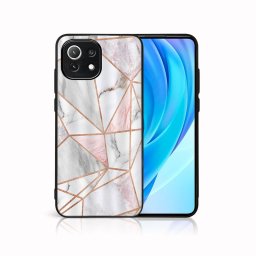 PROTEMIO MY ART Védőburkolat Xiaomi Mi 11 Lite / 11 Lite 5G / 11 Lite NE 5G - PINK MARBLE (143)