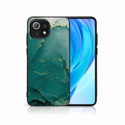 PROTEMIO MY ART Védőburkolat Xiaomi Mi 11 Lite / 11 Lite 5G / 11 Lite NE 5G -GREEN MARBLE (145)