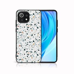 PROTEMIO MY ART Védőburkolat Xiaomi Mi 11 Lite / 11 Lite 5G / 11 Lite NE 5G - GREY TERRAZZO (163)