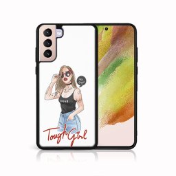 PROTEMIO MY ART Samsung Galaxy S21 Plus 5G védőburkolat – TOUGH GIRL (131)