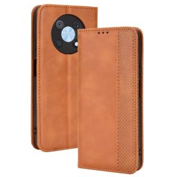 BUSINESS Huawei nova Y90 barna pénztárcahuzat